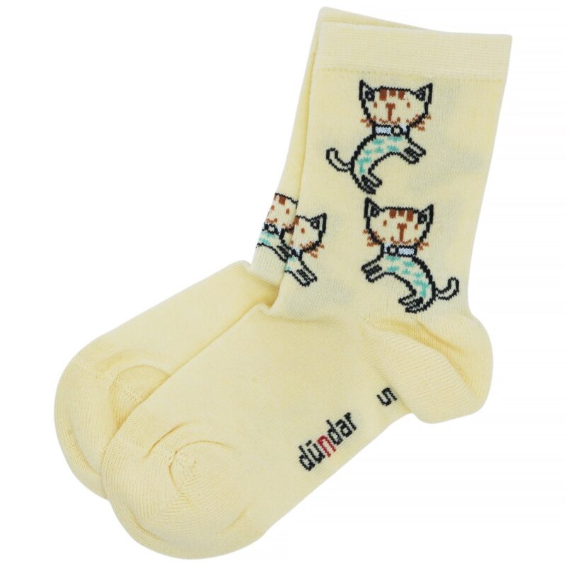 Dundar παιδικά καλτσάκια «Happy Yellow Cats»