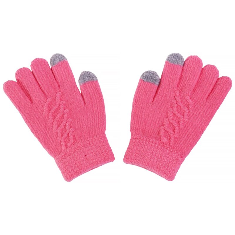 Kitti παιδικά πλεκτά γάντια «Fuchsia Warmth»