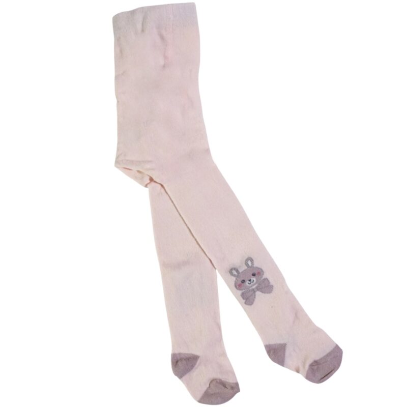 Katarmino Baby βρεφικό χοντρό καλσόν «Cute Pink Animal»