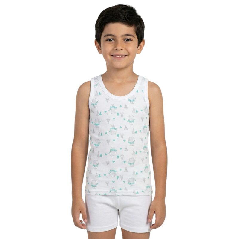 Defne Baby φανελάκι με στάμπες «Indian Bear»