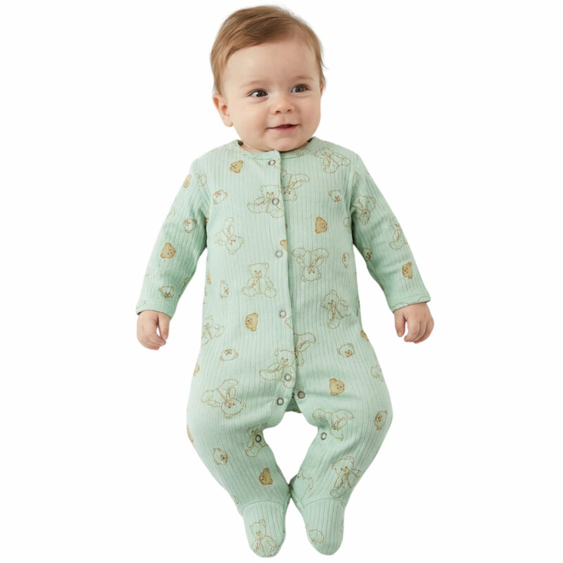 Midirik βρεφικό ολόσωμο λεπτό φορμάκι «Veraman Teddies»