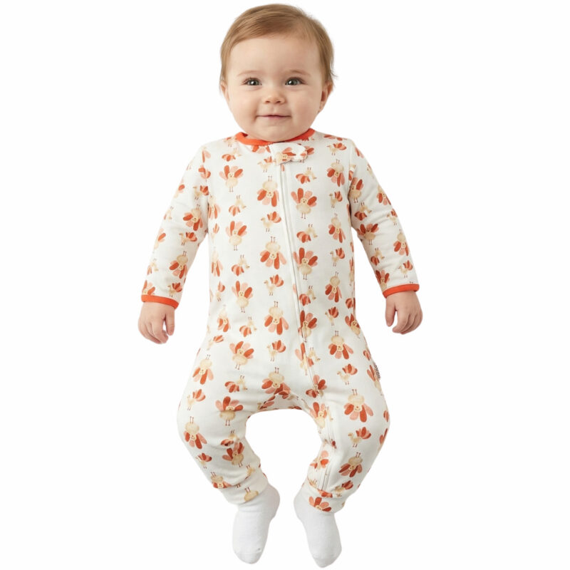 Midirik βρεφικό λεπτό φορμάκι «Peacock»