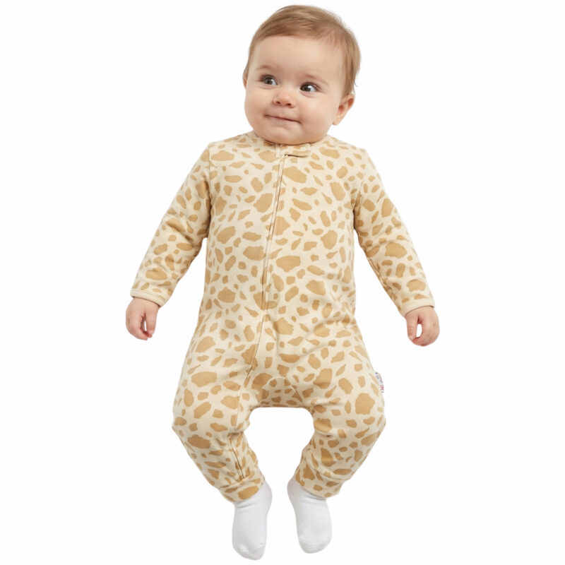 Midirik βρεφικό λεπτό φορμάκι «Cute Leopard»