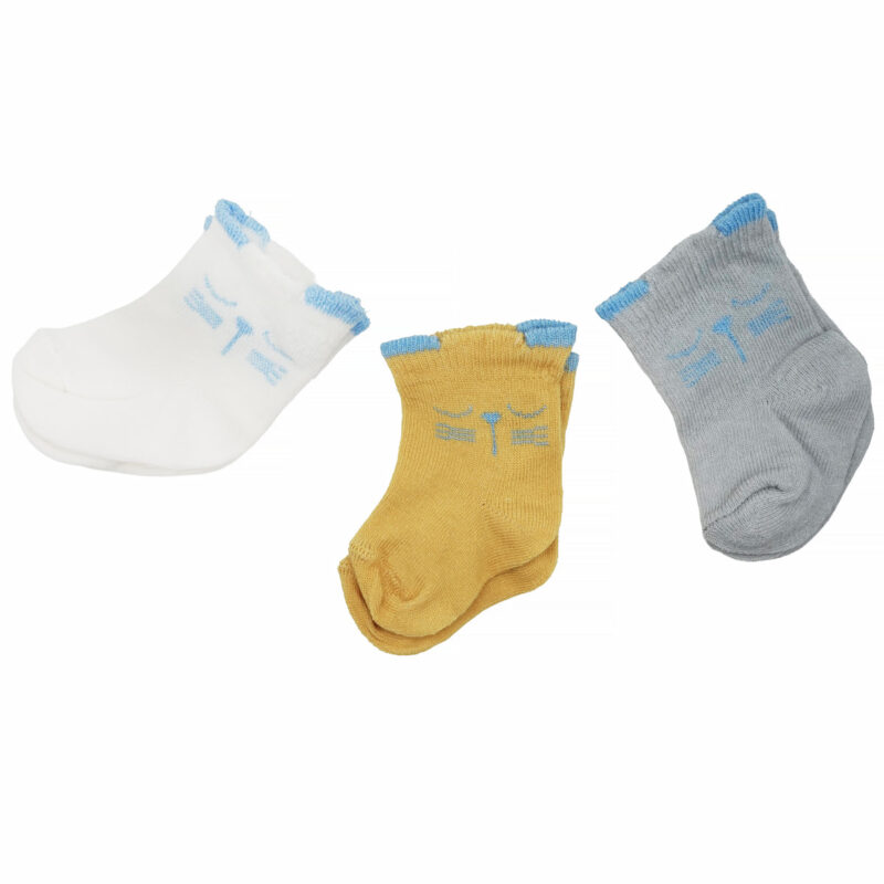 SVS Baby βρεφικές καλτσούλες τριών τεμαχίων «Urban Tiny»