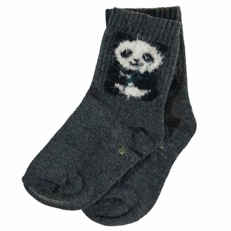 Unlu Socks παιδικές κάλτσες «Dark Panda Hugs»