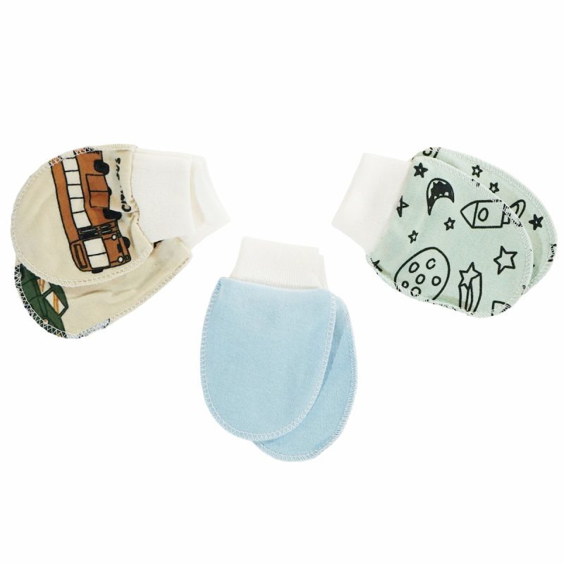 Baby Wear γαντάκια νεογνού τριών τεμαχίων «Safe Cuddles» ΤΥΧΑΙΑ ΕΠΙΛΟΓΗ ΣΧΕΔΙΟΥ