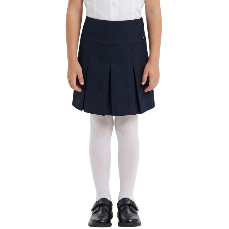 Blanc & Marine φούστα παρέλασης με μεγάλες πιέτες «Parade»