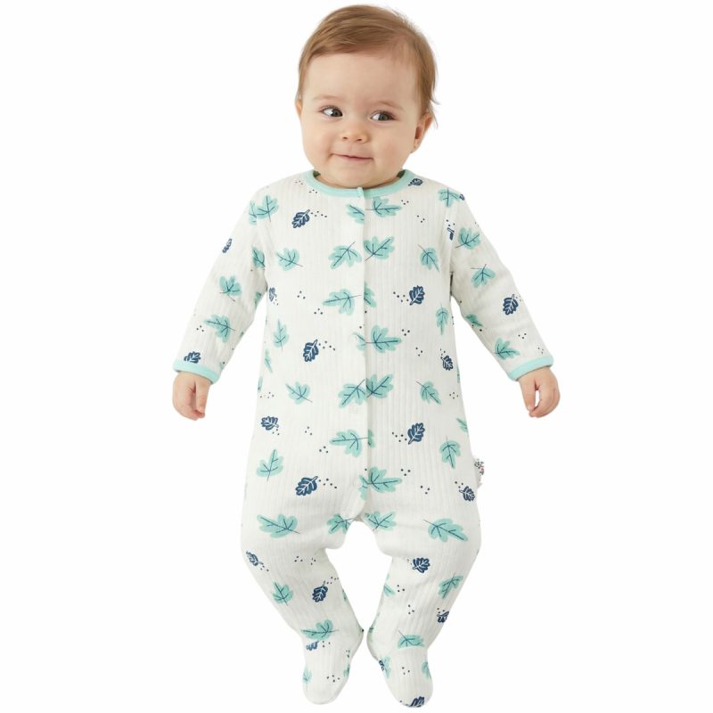 Midirik βρεφικό ολόσωμο λεπτό φορμάκι «The Leaves»