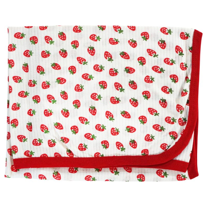 Bibilish πάνα αγκαλιάς «Strawberry Cuddles» (0,75 m x 0,95 m)