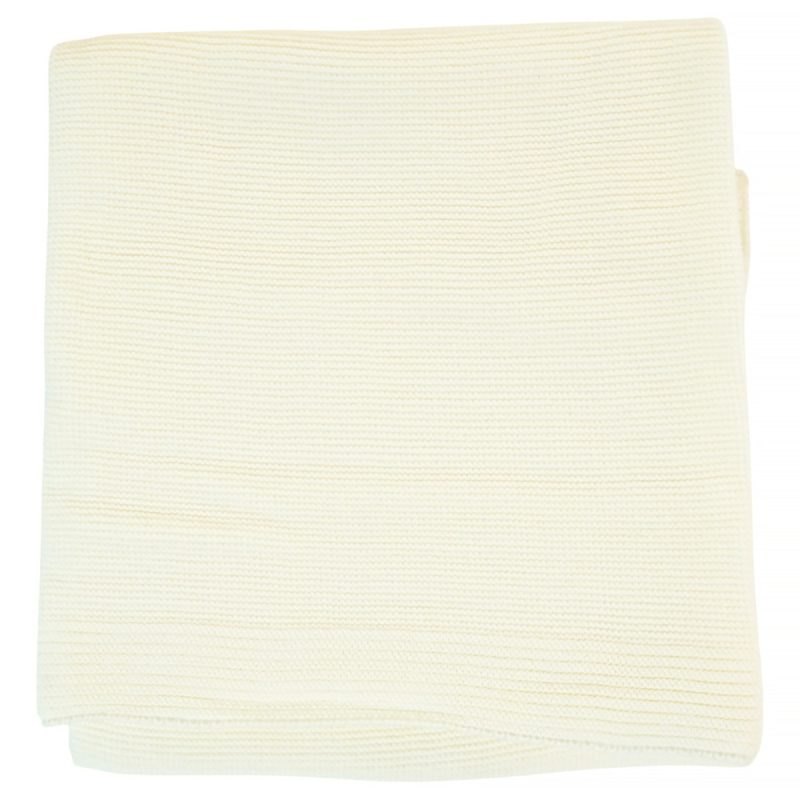 Story Baby ελαφριά κουβερτούλα για βρεφικό λίκνο, πoρτ μπεμπέ ή καροτσάκι (0,85m X 0,85m) «Ecru»