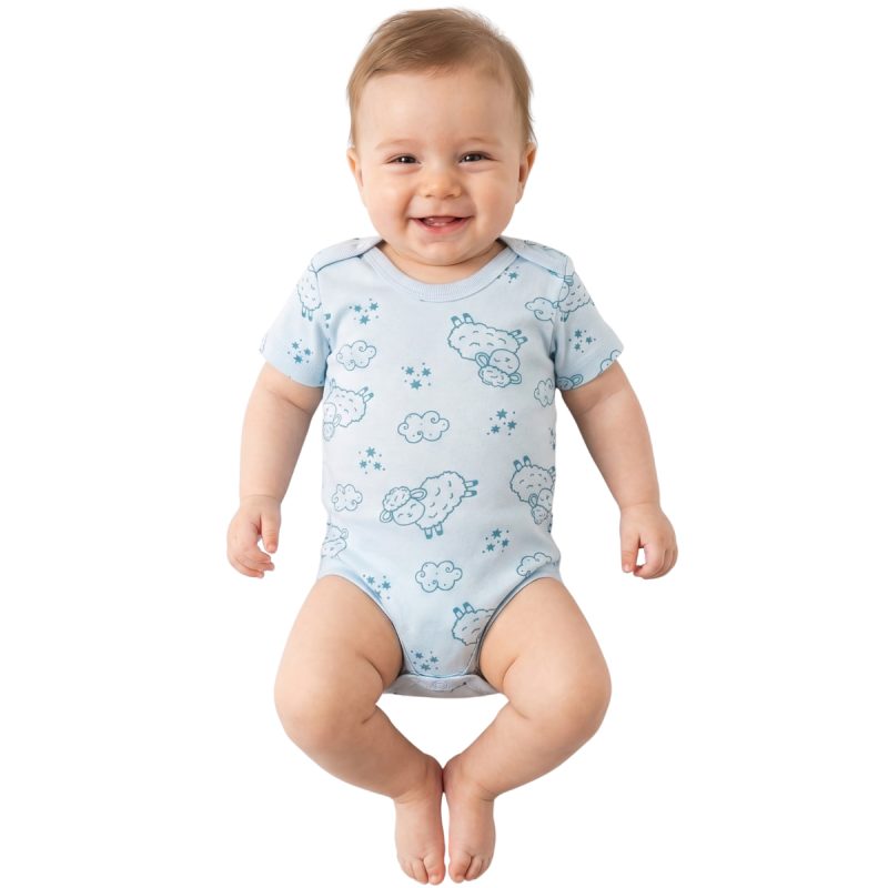 Nayinom κοντομάνικο βρεφικό κορμάκι «Little Dreamer»