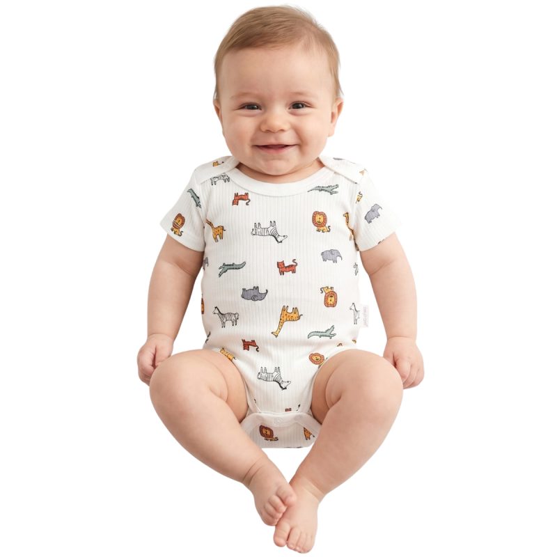 Nayinom κοντομάνικο βρεφικό κορμάκι «Safari Boy»